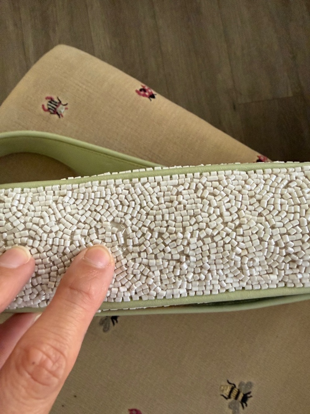 STAUD Tommy Beaded Bag, Birds of Paradise - Picture 7 of 10